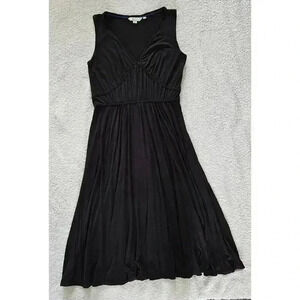Boden Sleeveless Maxi Dress V-Neck Jersey Knit Size 6 Viscose Elastane
